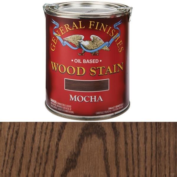 Wood Stain - Oil Based - Color:Mocha - Size:1 Quart